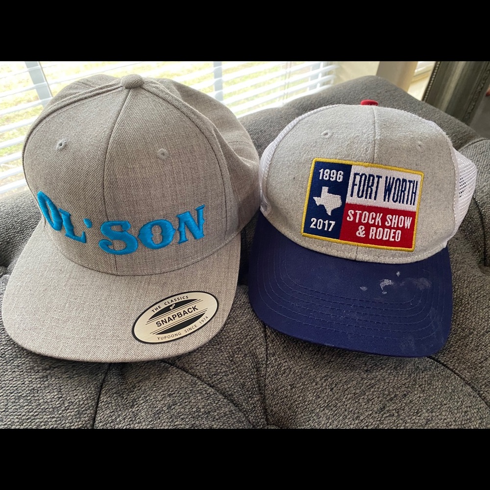 Set of rodeo caps